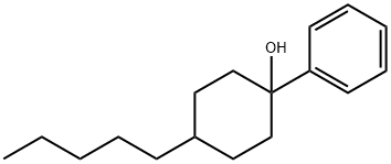 Cyclohexanol, 4-pentyl-1-phenyl- 结构式