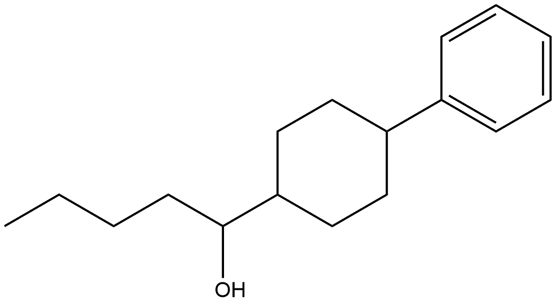 Cyclohexanemethanol, α-butyl-4-phenyl- 结构式