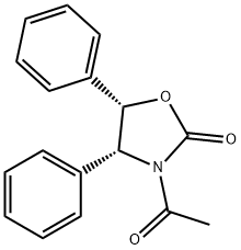 2-Oxazolidinone, 3-acetyl-4,5-diphenyl-, (4R,5S)- 结构式