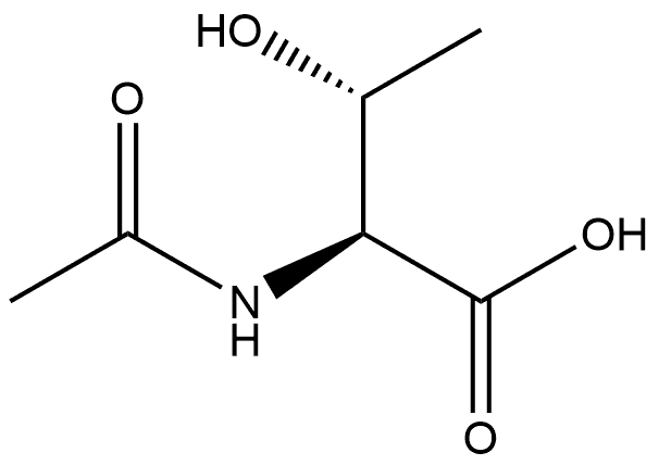 Threonine, N-acetyl-, DL- (7CI) 结构式