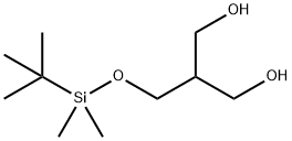 2-[[叔丁基(二甲基)甲硅烷基]氧甲基]丙烷-1,3-二醇 结构式