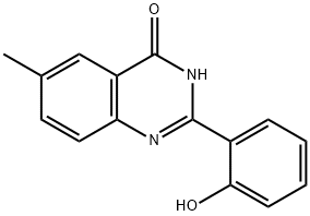 2-(2-Hydroxyphenyl)-6-methylquinazolin-4(1H)-one 结构式