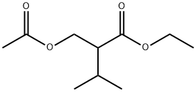 Butanoic acid, 2-[(acetyloxy)methyl]-3-methyl-, ethyl ester 结构式
