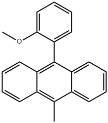 9-(2-METHOXY-PHENYL)-10-METHYL-ANTHRACENE 结构式