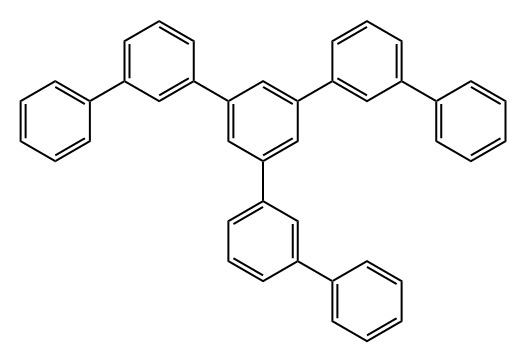 1,3,5-三(3-联苯基)苯 结构式