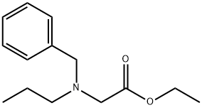 Glycine, N-(phenylmethyl)-N-propyl-, ethyl ester 结构式