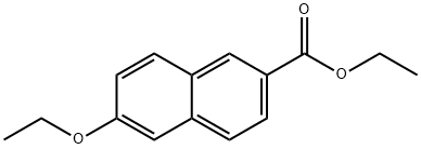 2-萘羧酸,6-乙氧基-,乙酯 结构式