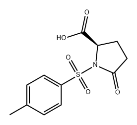 D-Proline, 1-[(4-methylphenyl)sulfonyl]-5-oxo- 结构式