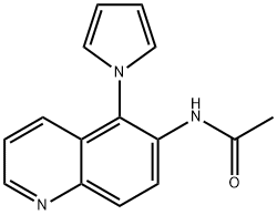 N-(5-(1H-Pyrrol-1-yl)quinolin-6-yl)acetamide 结构式