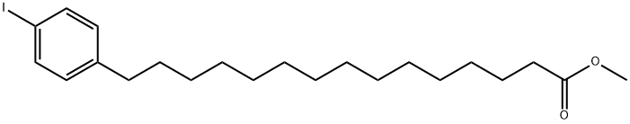 Benzenepentadecanoic acid, 4-iodo-, methyl ester 结构式