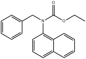 Ethyl benzyl(naphthalen-1-yl)carbamate 结构式