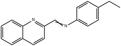 4-Ethyl-N-(quinolin-2-ylmethylene)aniline 结构式