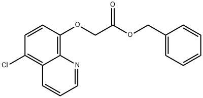 ((5-Chloroquinolin-8-yl)oxy)(phenyl)methyl acetate 结构式