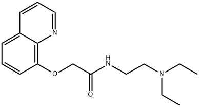 N-(2-(Diethylamino)ethyl)-2-(quinolin-8-yloxy)acetamide 结构式