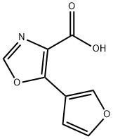 4-Oxazolecarboxylic acid, 5-(3-furanyl)- 结构式