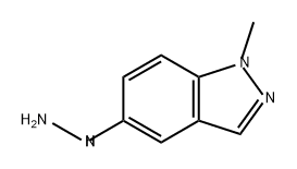 5-肼基-1-甲基-1H-吲唑 结构式