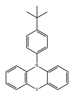 10-(4-(TERT-BUTYL)PHENYL)-10H-PHENOTHIAZINE 结构式