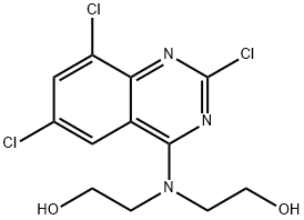 2,2''-((2,6,8-Trichloroquinazolin-4-yl)azanediyl)diethanol 结构式