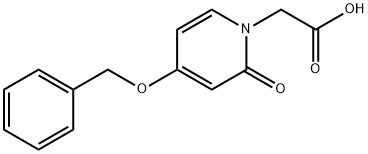 (4-(BENZYLOXY)-2-OXO-1(2H)-PYRIDINYL)ACETIC ACID 结构式