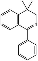 4,4-Dimethyl-1-phenyl-3,4-dihydroisoquinoline 结构式