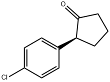 Cyclopentanone, 2-(4-chlorophenyl)-, (2S)- 结构式