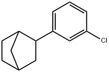 Bicyclo[2.2.1]heptane, 2-(3-chlorophenyl)- 结构式