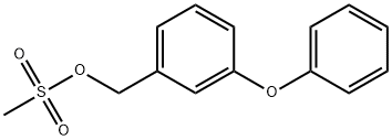 Benzenemethanol, 3-phenoxy-, 1-methanesulfonate 结构式