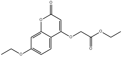 2-((7-Ethoxy-2-oxo-2H-chromen-4-yl)oxy)ethyl acetate 结构式