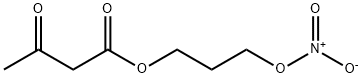 Butanoic acid, 3-oxo-, 3-(nitrooxy)propyl ester 结构式