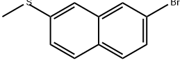 2-bromo-7-(methylsulfanyl)naphthalene 结构式