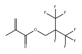 甲基丙烯酸七氟异丁酯 结构式