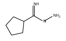 CYCLOPENTANECARBOXIMIDIC ACID, HYDRAZIDE 结构式