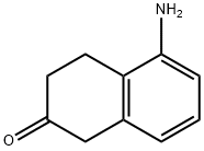 5-氨基-3,4-二氢萘-2(1H)-酮 结构式