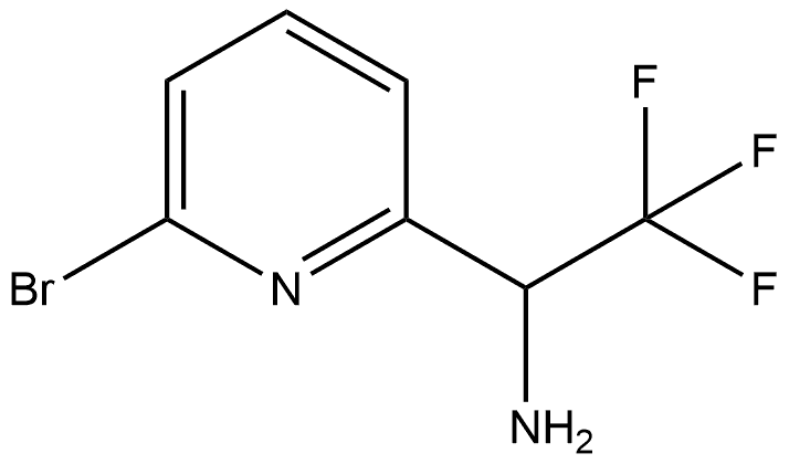 1-(6-溴吡啶-2-基)-2,2,2-三氟乙胺 结构式