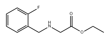 Glycine, N-[(2-fluorophenyl)methyl]-, ethyl ester 结构式