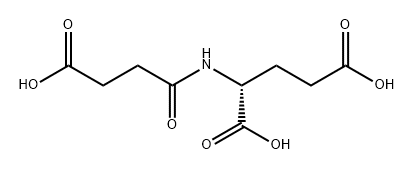 (R)-2-(3-羧基丙胺)戊二酸 结构式