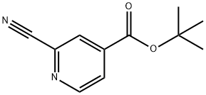 2-氰基异烟酸叔丁酯 结构式