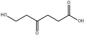 Hexanoic acid, 6-hydroxy-4-oxo- 结构式
