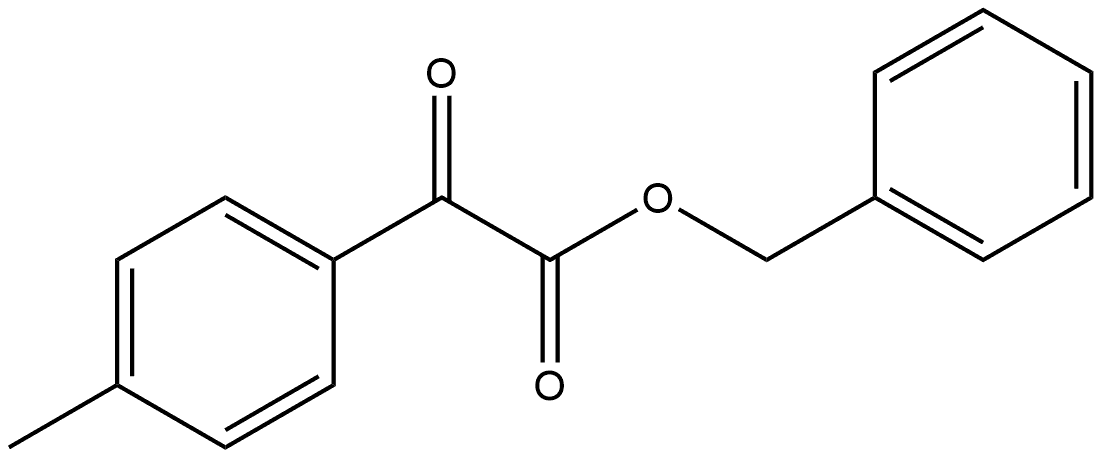 Benzeneacetic acid, 4-methyl-α-oxo-, phenylmethyl ester 结构式