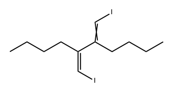 Decane, 5,6-bis(iodomethylene)-, (5Z,5Z)- 结构式