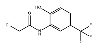 Acetamide, 2-chloro-N-[2-hydroxy-5-(trifluoromethyl)phenyl]- 结构式