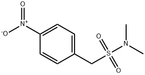 N,N- 二甲基 -1-(4-硝基苯基)甲基磺酰胺 结构式