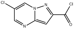 6-CHLORO-PYRAZOLO[1,5-A]PYRIMIDINE-2-CARBONYLCHLORIDE 结构式