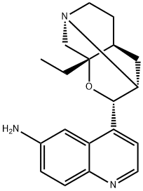 (3a,9S)- 3,9-epoxy-10,11-dihydro-Cinchonan-6'-amine 结构式