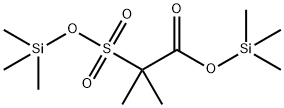 Propanoic acid, 2-methyl-2-[[(trimethylsilyl)oxy]sulfonyl]-, trimethylsilyl ester 结构式