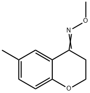 4H-1-Benzopyran-4-one, 2,3-dihydro-6-methyl-, O-methyloxime 结构式