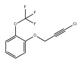 Benzene, 1-[(3-chloro-2-propyn-1-yl)oxy]-2-(trifluoromethoxy)- 结构式