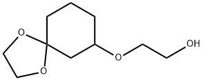 2-(1,4-Dioxaspiro[4.5]decan-7-yloxy)ethanol 结构式