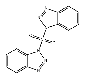 磺酰基双(苯并三唑) 结构式