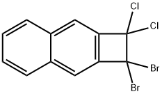 Cyclobuta[b]naphthalene, 1,1-dibromo-2,2-dichloro-1,2-dihydro- 结构式